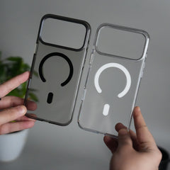 iPhone 17 Pro Anti-Yellow Hard Crystal Transparent MagSafe Case