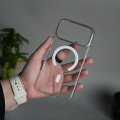 iPhone 17 Pro Anti-Yellow Hard Crystal Transparent MagSafe Case