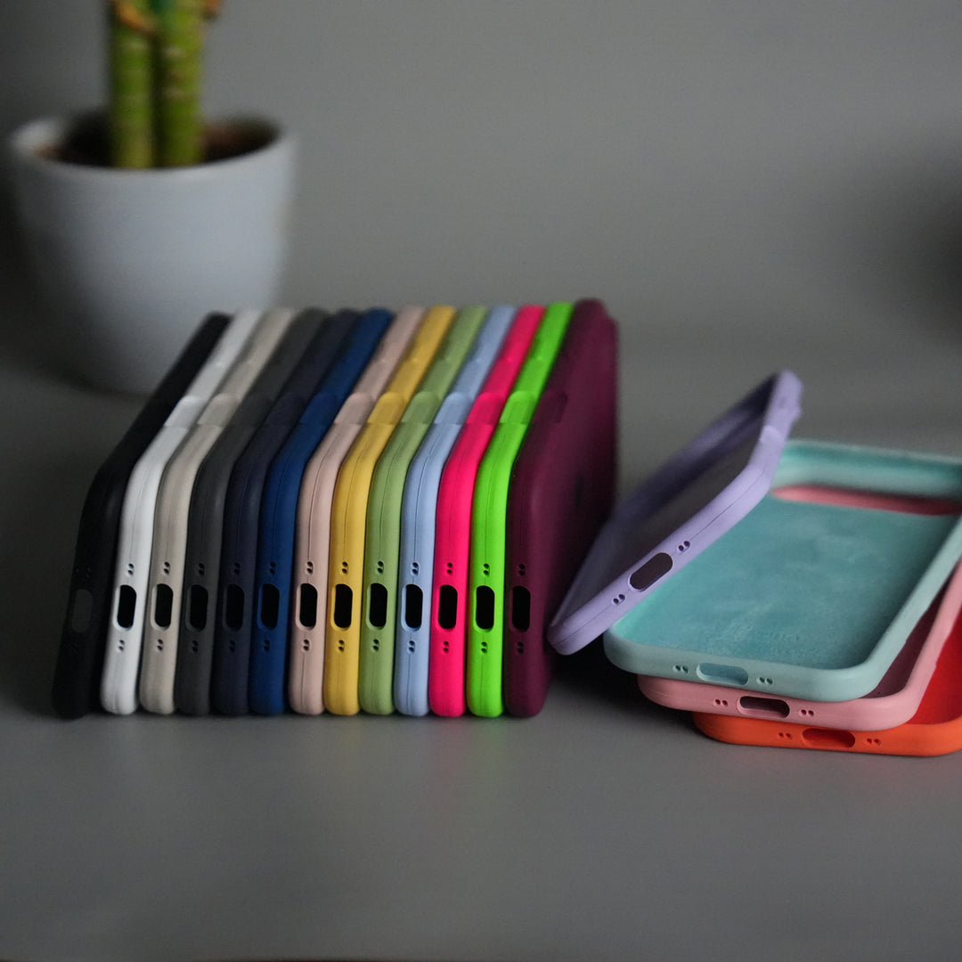 iPhone 17 Air Liquid Silicone Case Cover (Plum)