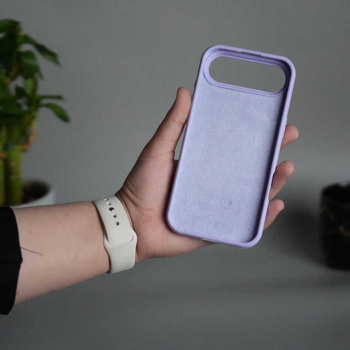 iPhone 17 Air Liquid Silicone Case Cover (Lavender)