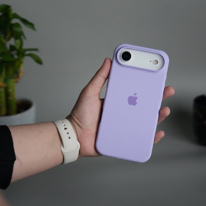 iPhone 17 Air Liquid Silicone Case Cover (Lavender)