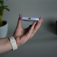 iPhone 17 Air Liquid Silicone Case Cover (Lavender)