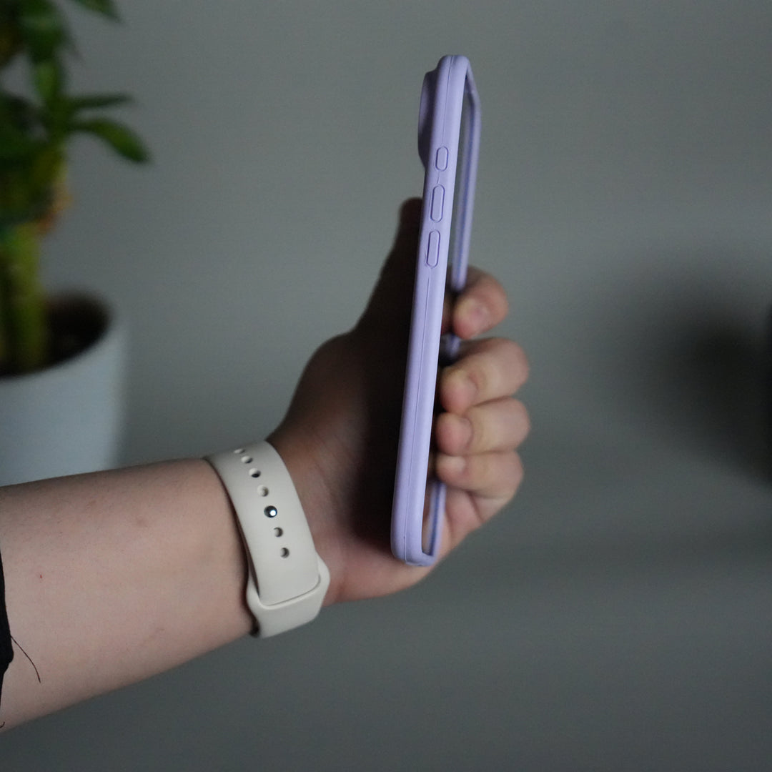 iPhone 17 Air Liquid Silicone Case Cover (Lavender)