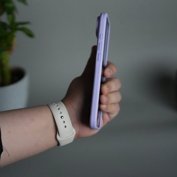 iPhone 17 Air Liquid Silicone Case Cover (Lavender)