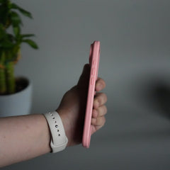 iPhone 17 Air Liquid Silicone Case Cover (Pastel Pink)