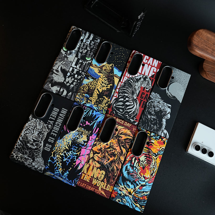 Wildlife Graphic Printed Case for Samsung Galaxy Z Fold Series | MagSafe Compatible | Protective Cover