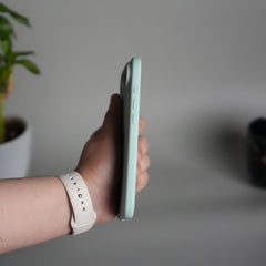 iPhone 17 Air Liquid Silicone Case Cover (Mint Green)