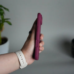 iPhone 17 Air Liquid Silicone Case Cover (Plum)