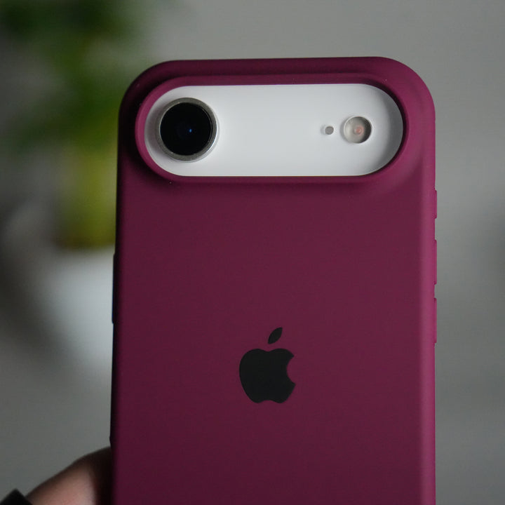 iPhone 17 Air Liquid Silicone Case Cover (Plum)