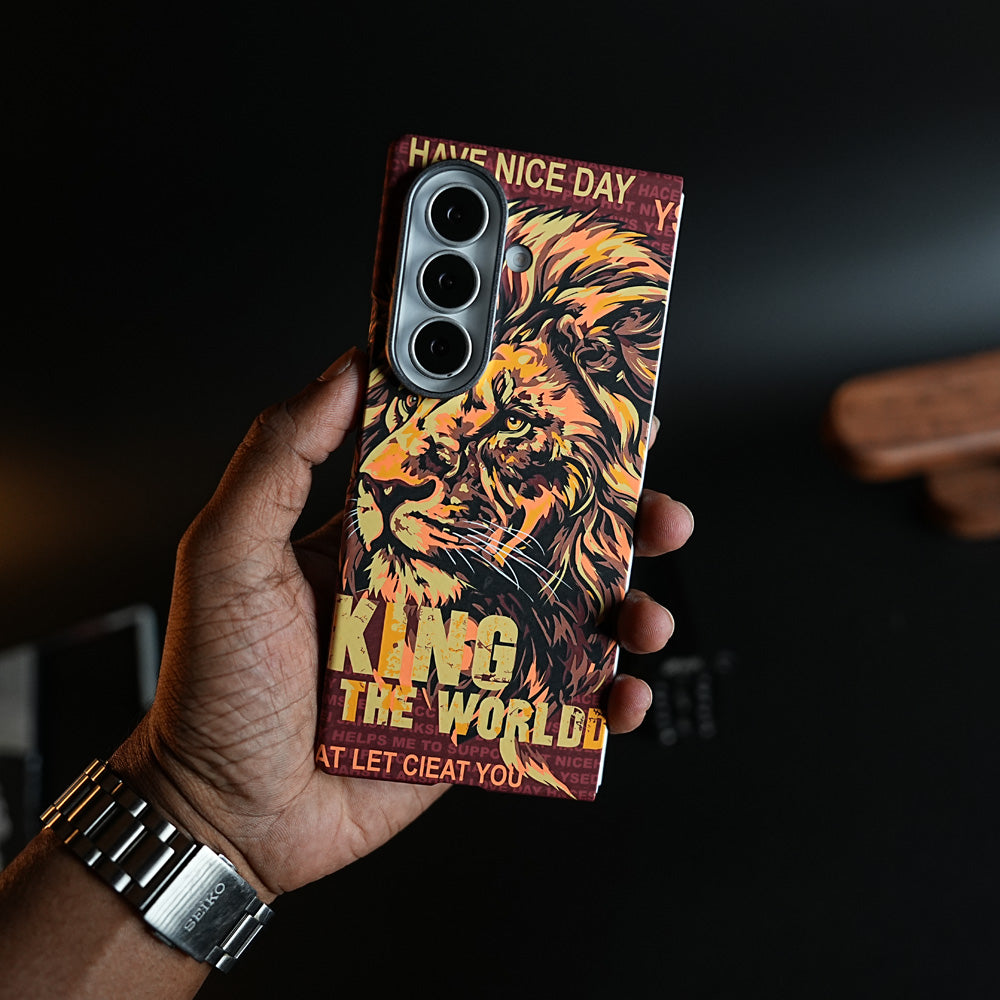 Wildlife Graphic Printed Case for Samsung Galaxy Z Fold Series | MagSafe Compatible | Protective Cover