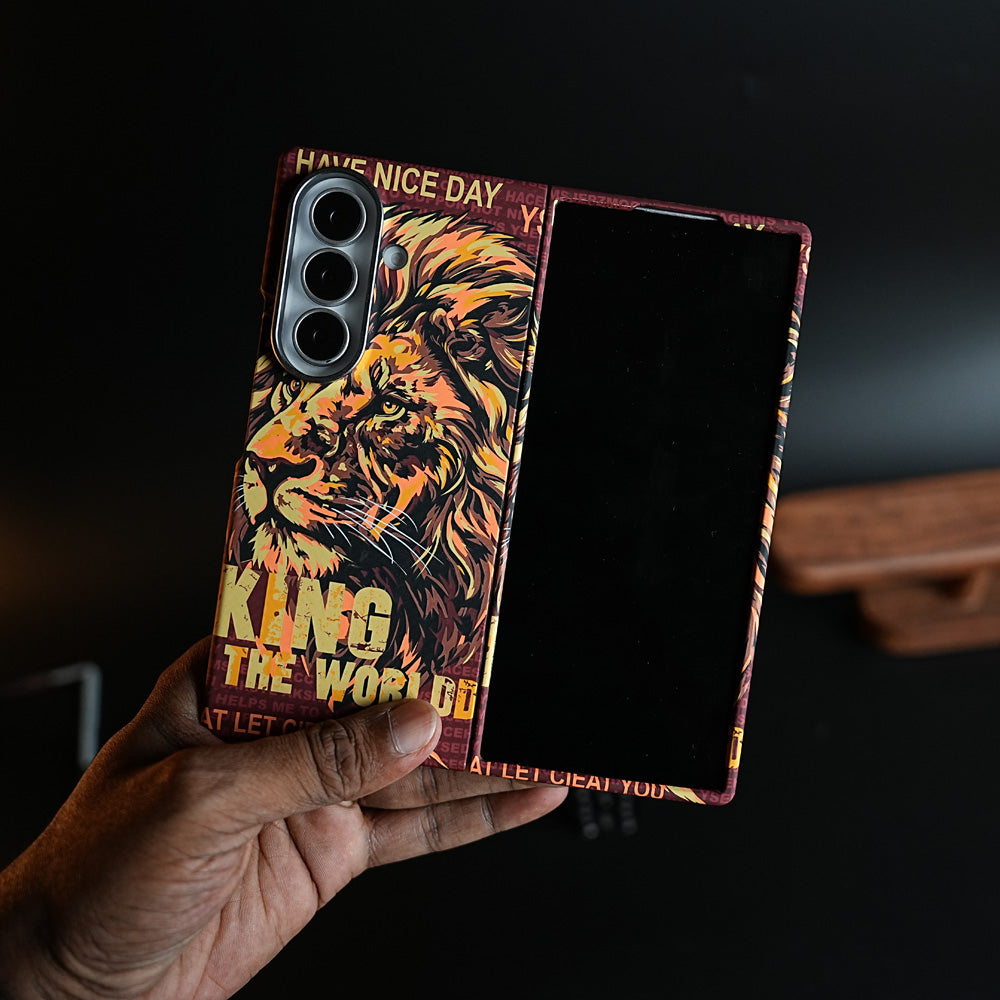 Wildlife Graphic Printed Case for Samsung Galaxy Z Fold Series | MagSafe Compatible | Protective Cover