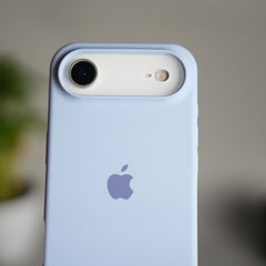 iPhone 17 Air Liquid Silicone Case Cover (Baby Blue)