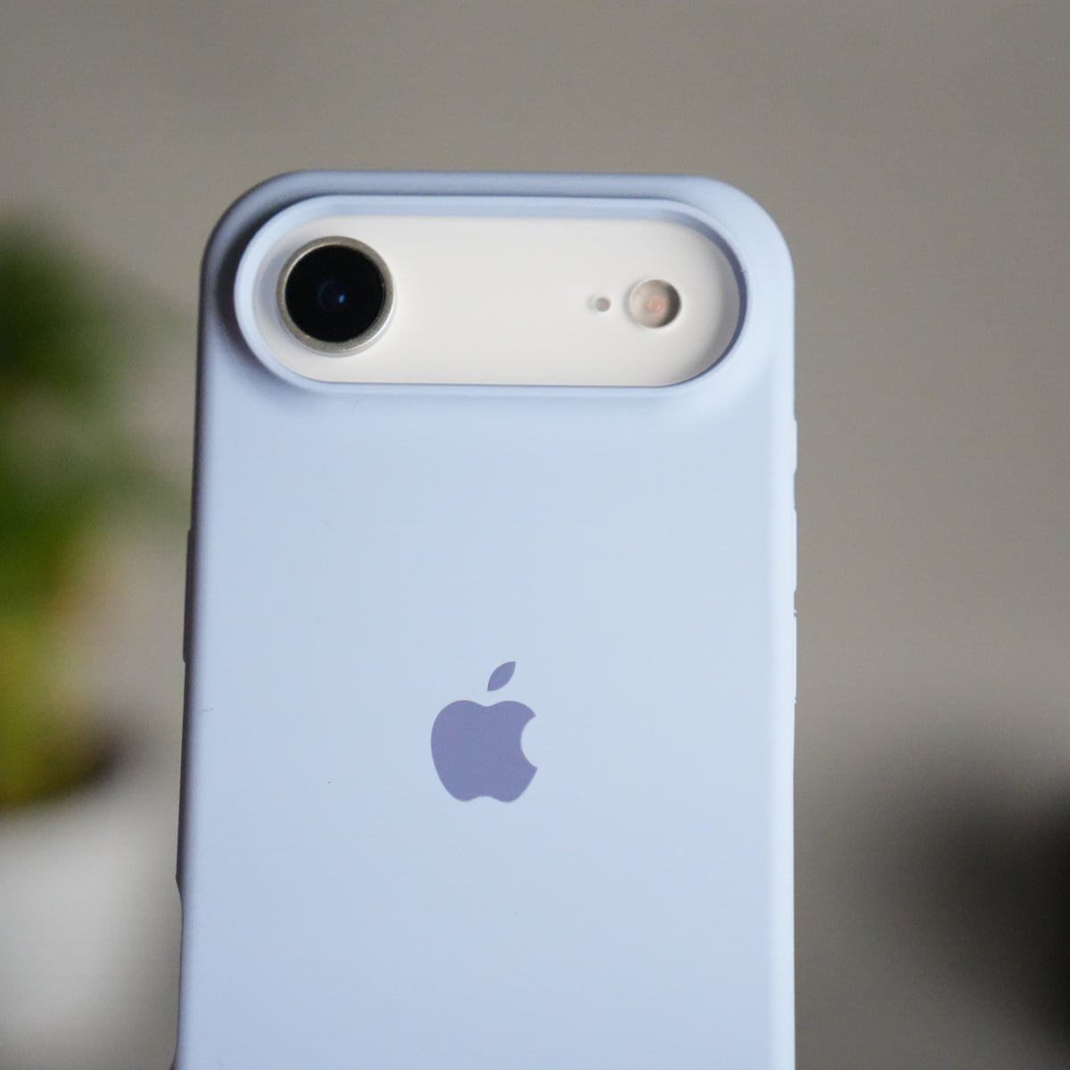 iPhone 17 Air Liquid Silicone Case Cover (Baby Blue)