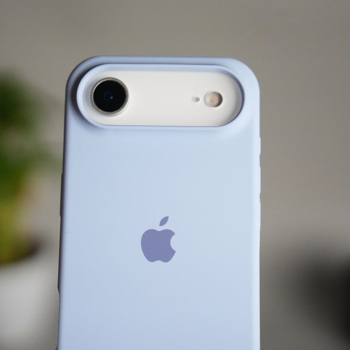 iPhone 17 Air Liquid Silicone Case Cover (Baby Blue)