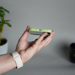iPhone 17 Air Liquid Silicone Case Cover (Pista Green)