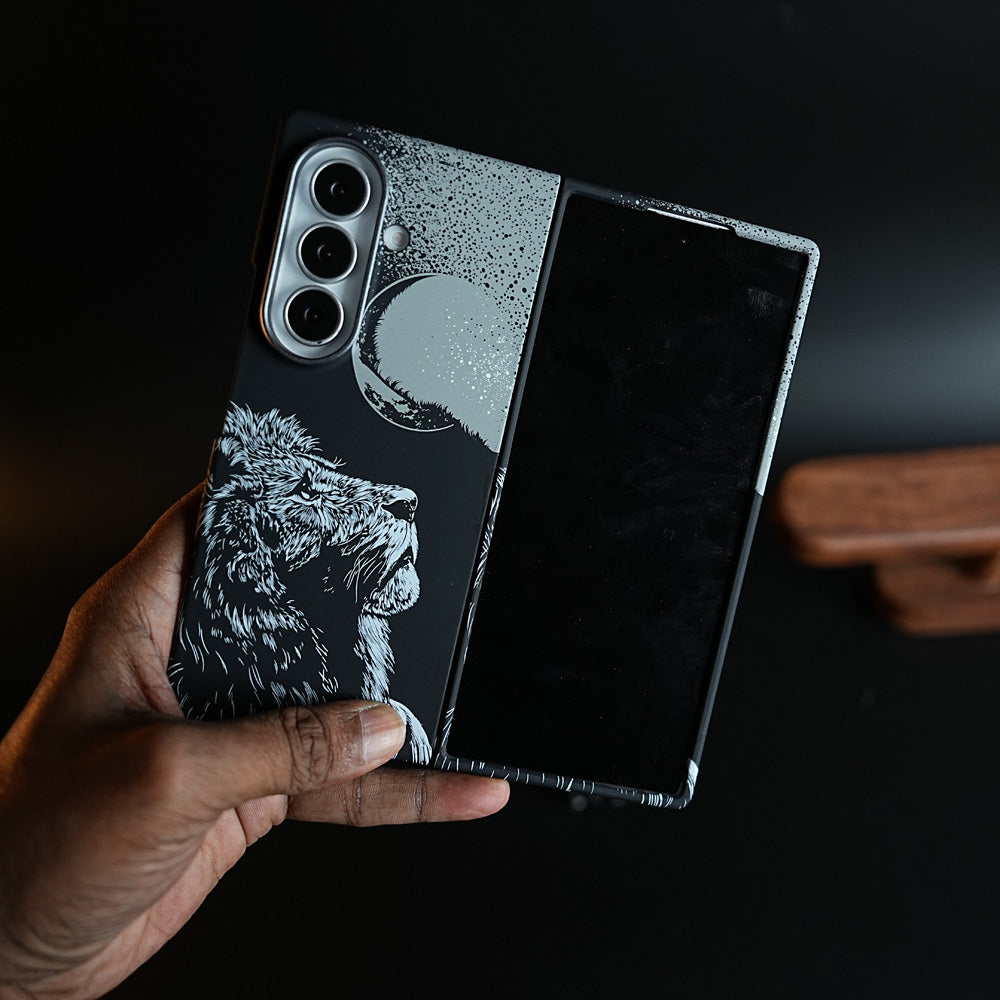 Wildlife Graphic Printed Case for Samsung Galaxy Z Fold Series | MagSafe Compatible | Protective Cover
