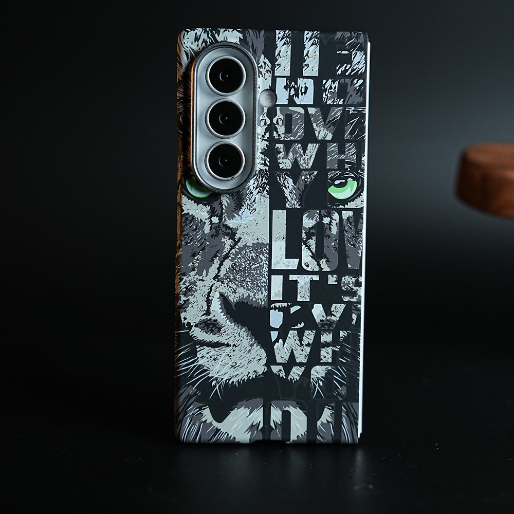 Wildlife Graphic Printed Case for Samsung Galaxy Z Fold Series | MagSafe Compatible | Protective Cover