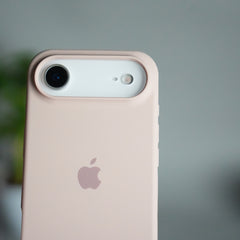 iPhone 17 Air Liquid Silicone Case Cover (Blush Pink)