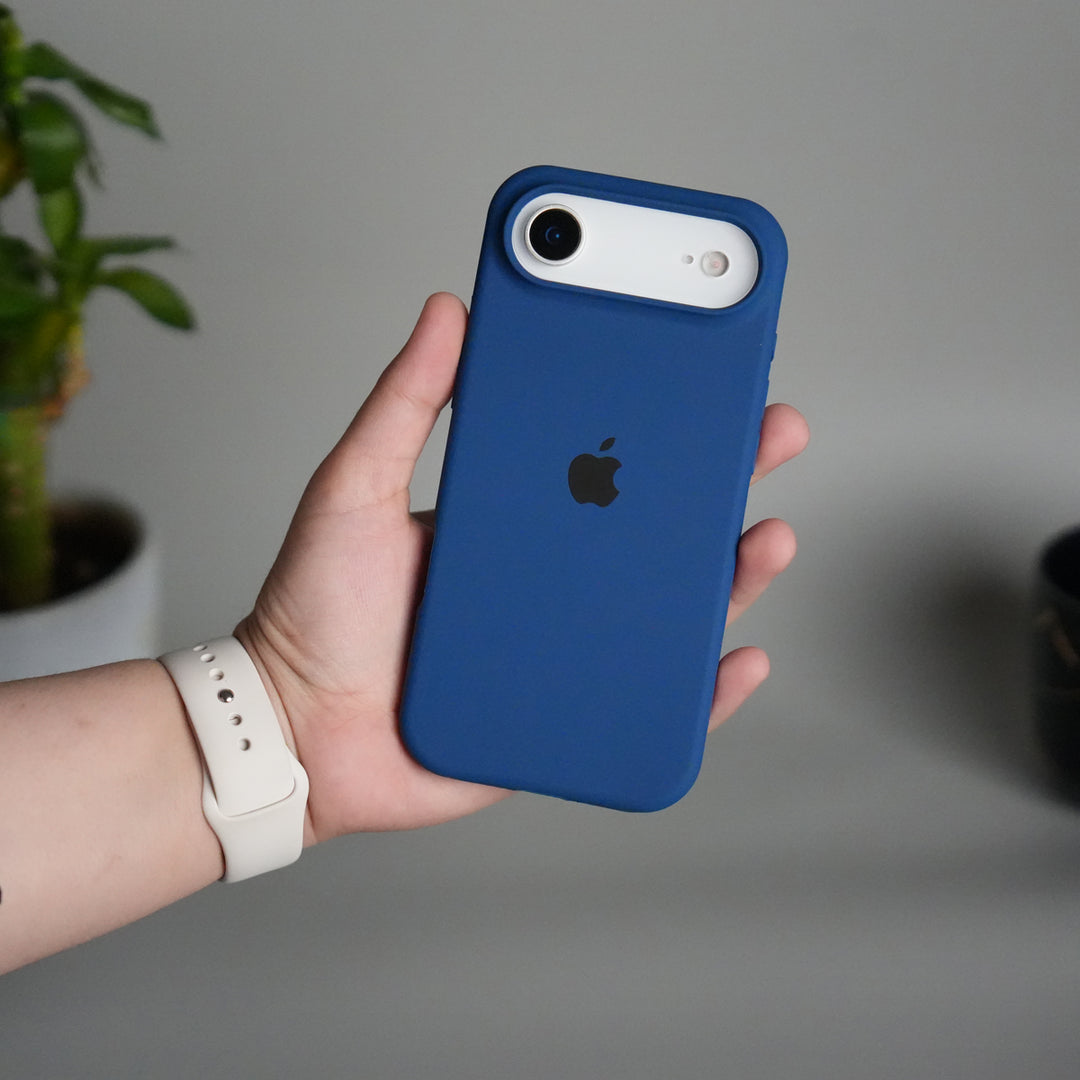 iPhone 17 Air Liquid Silicone Case Cover (Pacific Blue)