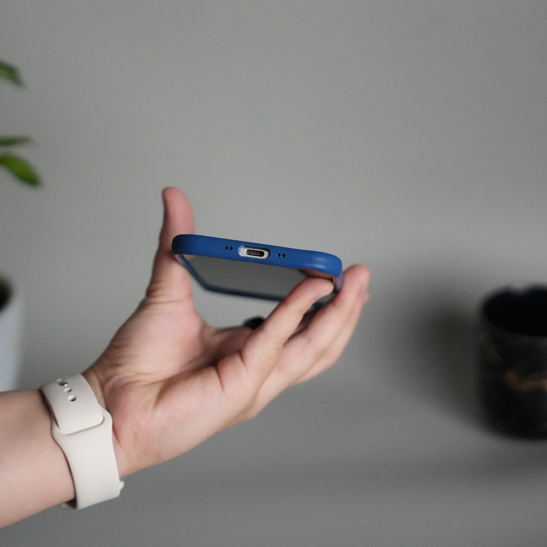 iPhone 17 Air Liquid Silicone Case Cover (Pacific Blue)