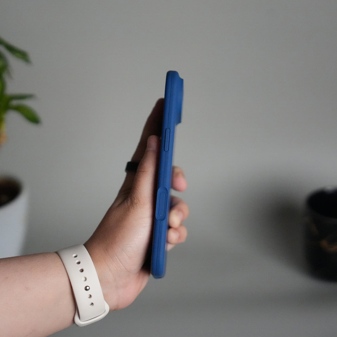 iPhone 17 Air Liquid Silicone Case Cover (Pacific Blue)