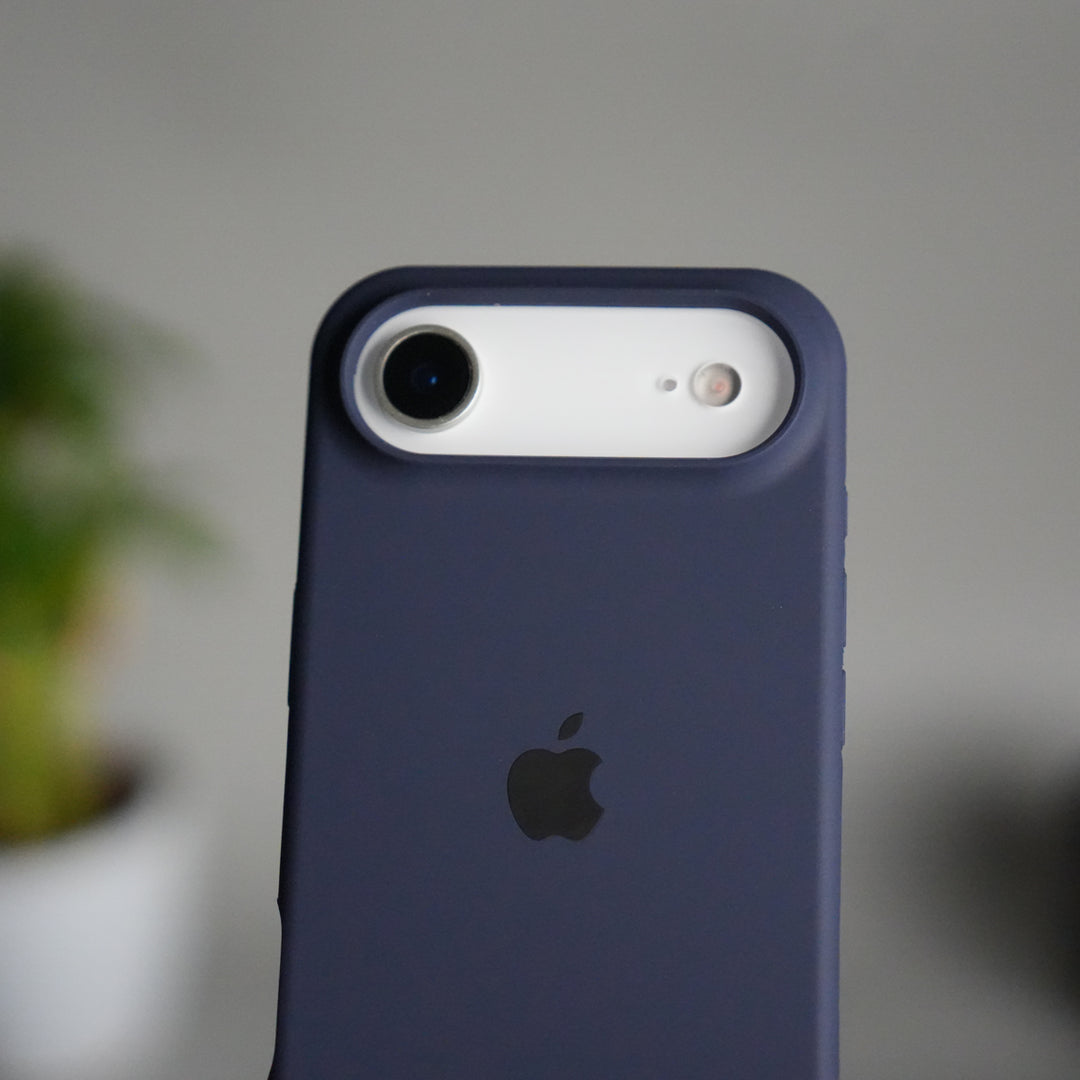 iPhone 17 Air Liquid Silicone Case Cover (Dark Blue)