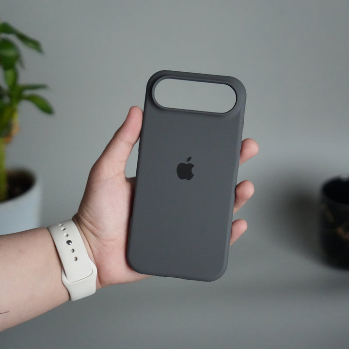 iPhone 17 Air Liquid Silicone Case Cover (Dark Gray)