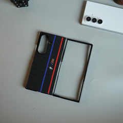 Carbon Fiber Texture Case for Samsung Galaxy Z Fold Series  | Automotive-Inspired Protective Cover