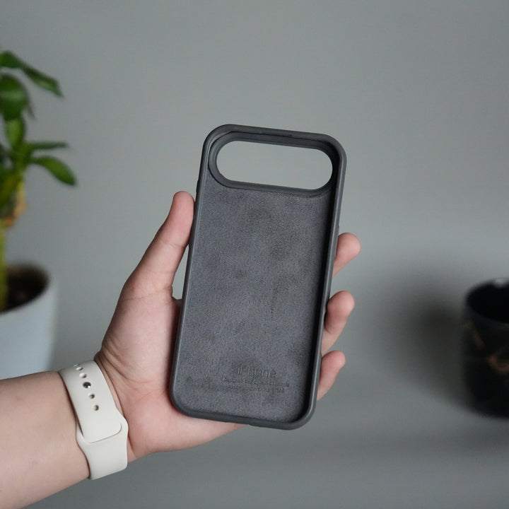 iPhone 17 Air Liquid Silicone Case Cover (Dark Gray)