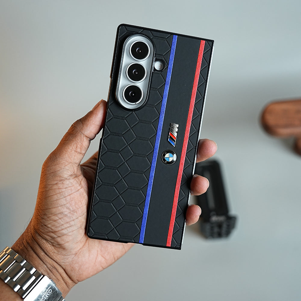 Carbon Fiber Texture Case for Samsung Galaxy Z Fold Series  | Automotive-Inspired Protective Cover