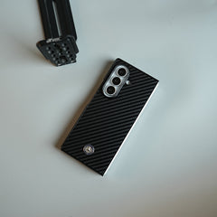 Carbon Fiber Texture Case for Samsung Galaxy Z Fold Series  | Automotive-Inspired Protective Cover