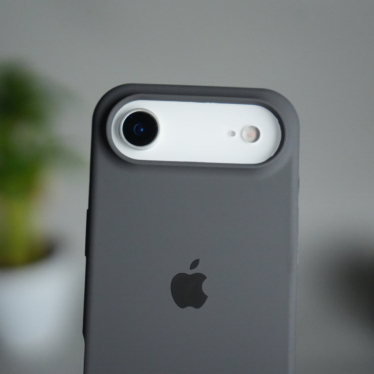 iPhone 17 Air Liquid Silicone Case Cover (Dark Gray)