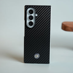Carbon Fiber Texture Case for Samsung Galaxy Z Fold Series  | Automotive-Inspired Protective Cover
