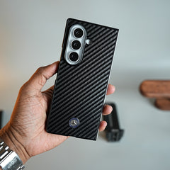 Carbon Fiber Texture Case for Samsung Galaxy Z Fold Series  | Automotive-Inspired Protective Cover