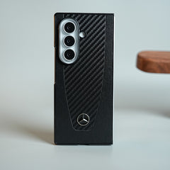 Carbon Fiber Texture Case for Samsung Galaxy Z Fold Series  | Automotive-Inspired Protective Cover