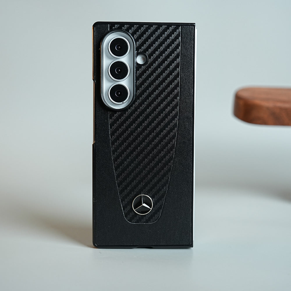 Carbon Fiber Texture Case for Samsung Galaxy Z Fold Series  | Automotive-Inspired Protective Cover