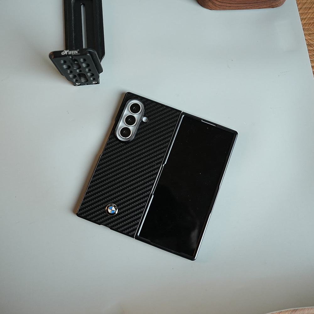 Carbon Fiber Texture Case for Samsung Galaxy Z Fold Series  | Automotive-Inspired Protective Cover