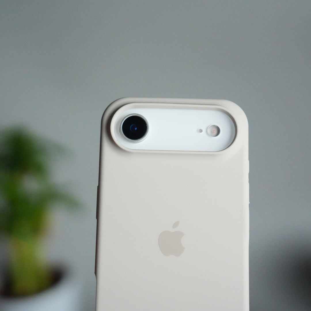 iPhone 17 Air Liquid Silicone Case Cover (Beige)