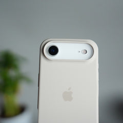 iPhone 17 Air Liquid Silicone Case Cover (Beige)