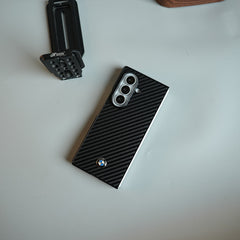 Carbon Fiber Texture Case for Samsung Galaxy Z Fold Series  | Automotive-Inspired Protective Cover