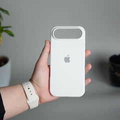 iPhone 17 Air Liquid Silicone Case Cover (White)