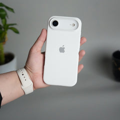iPhone 17 Air Liquid Silicone Case Cover (White)