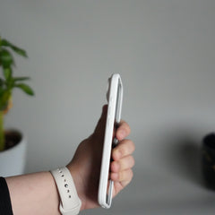 iPhone 17 Air Liquid Silicone Case Cover (White)