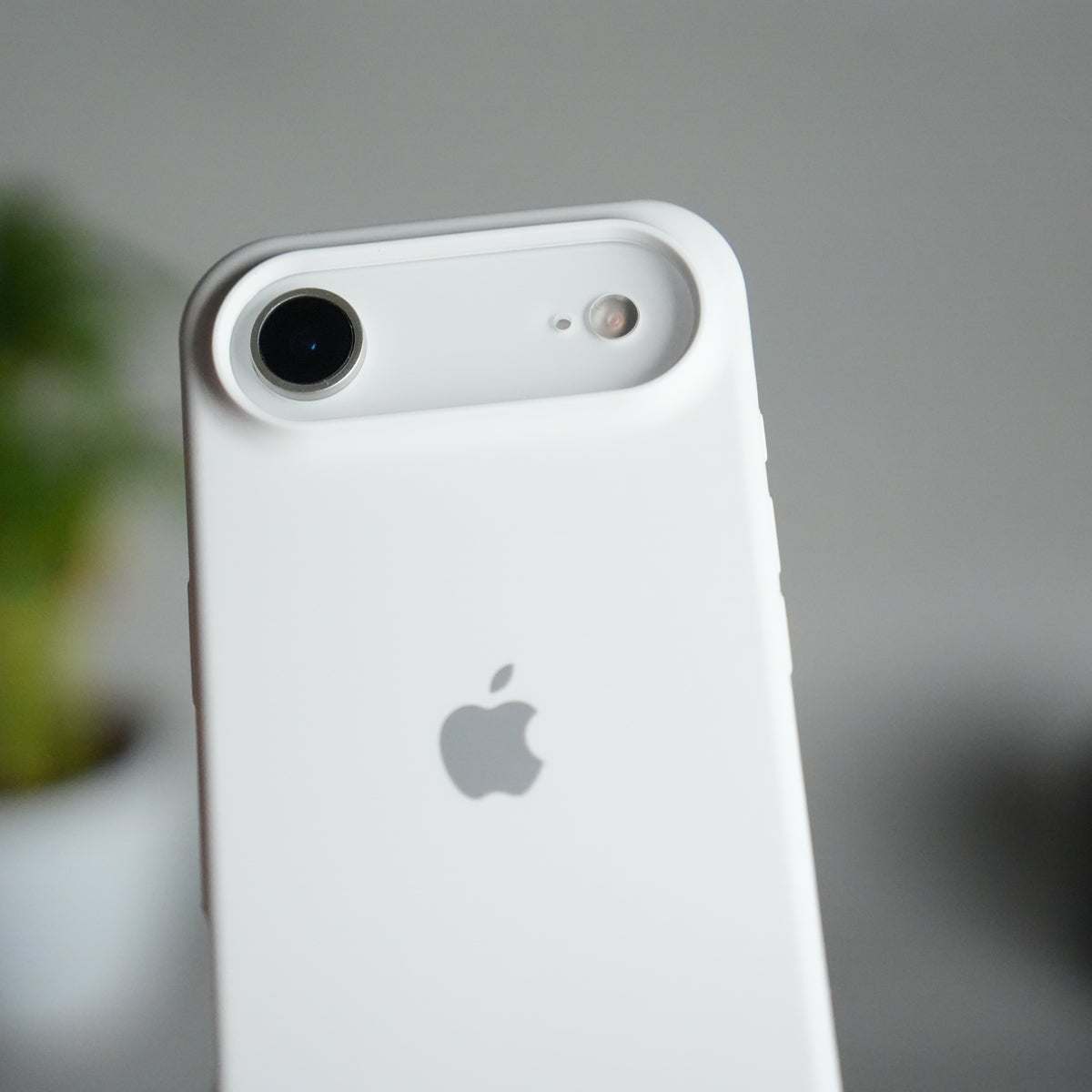 iPhone 17 Air Liquid Silicone Case Cover (White)