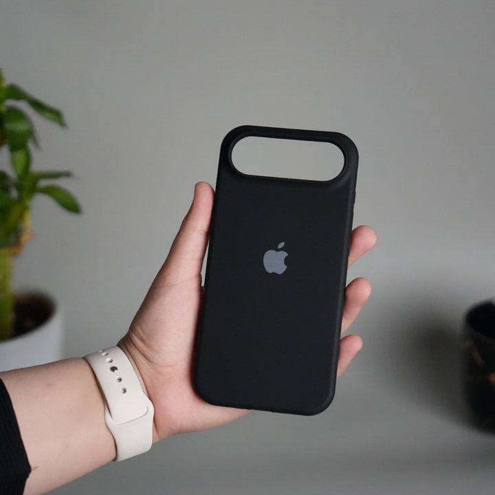 iPhone 17 Air Liquid Silicone Case Cover (Black)