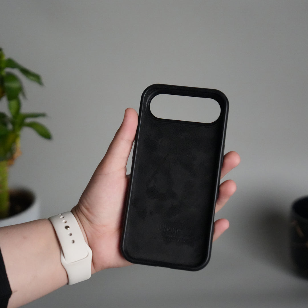 iPhone 17 Air Liquid Silicone Case Cover (Black)