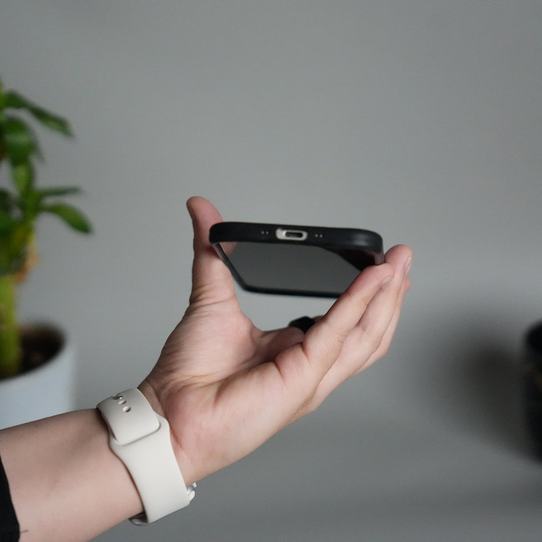 iPhone 17 Air Liquid Silicone Case Cover (Black)