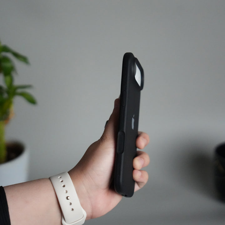 iPhone 17 Air Liquid Silicone Case Cover (Black)