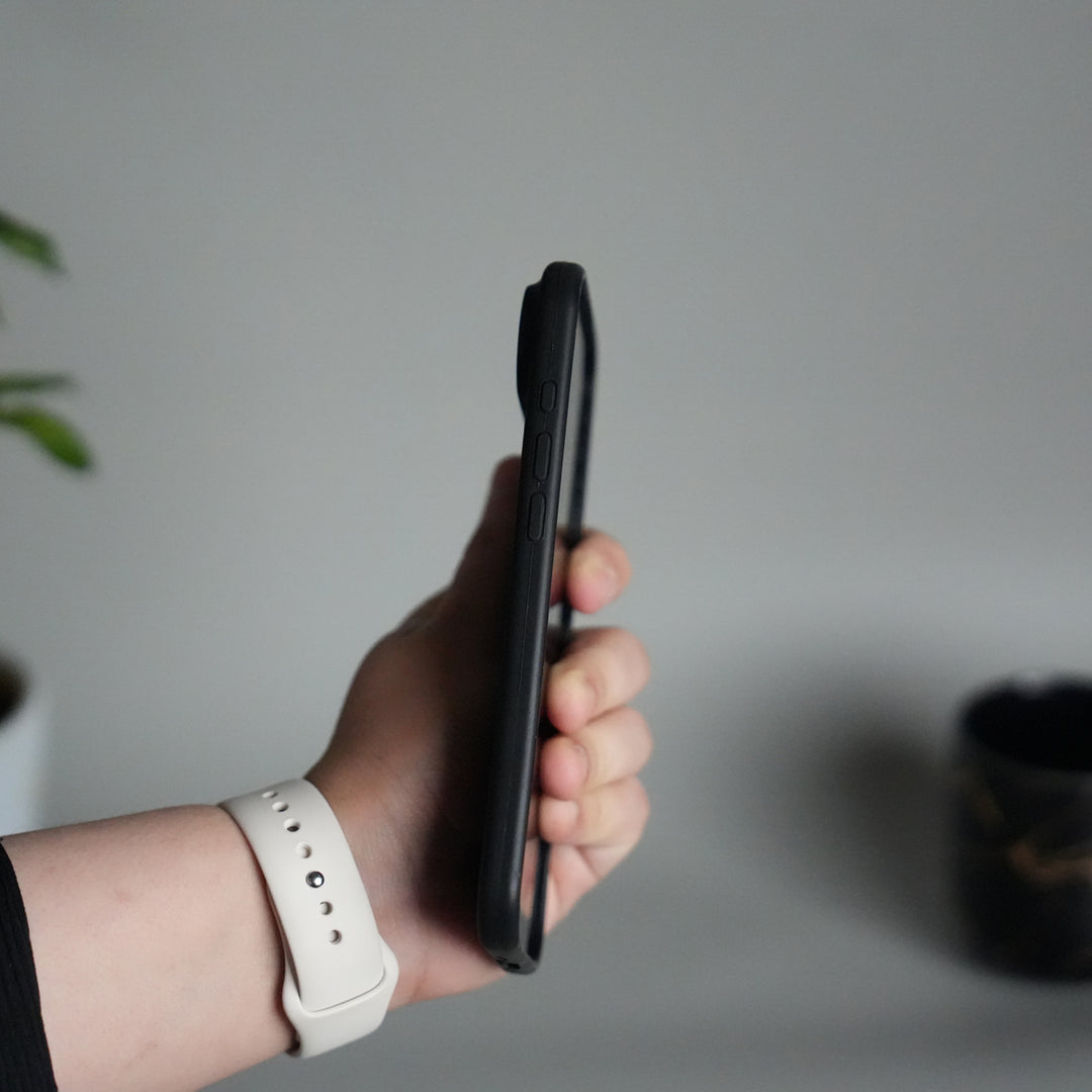 iPhone 17 Air Liquid Silicone Case Cover (Black)