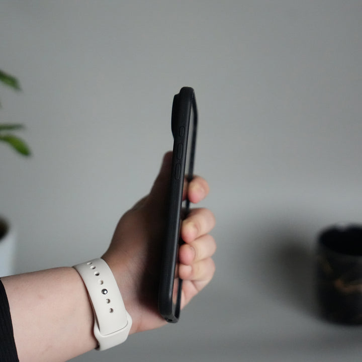 iPhone 17 Air Liquid Silicone Case Cover (Black)